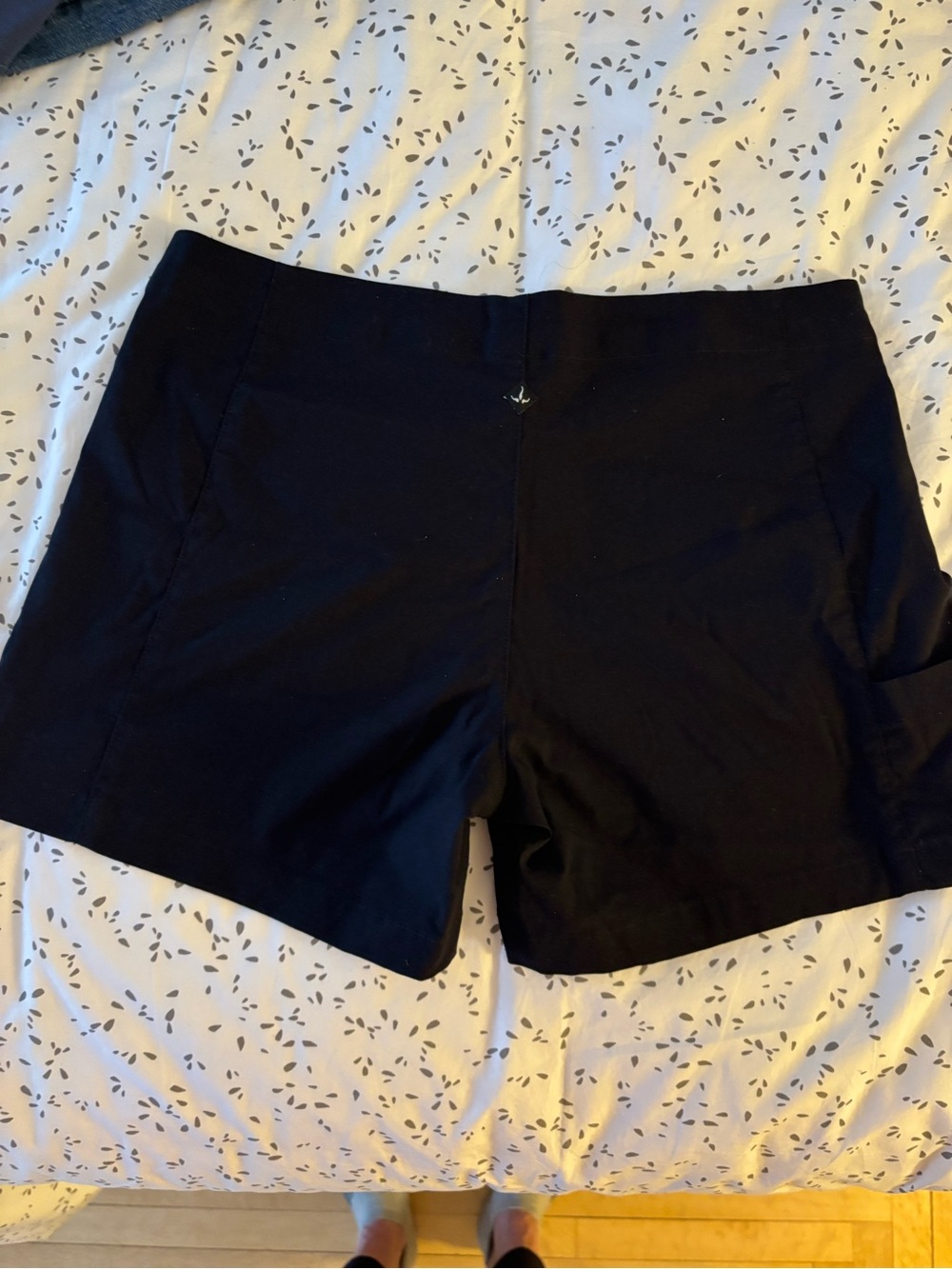 Prana Black High-Rise Pull-On Shorts